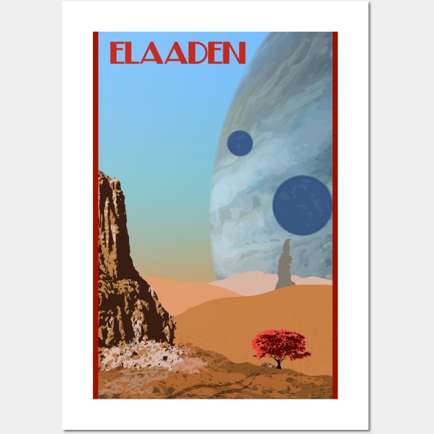 Elaaden poster Wall Art by raulchirai